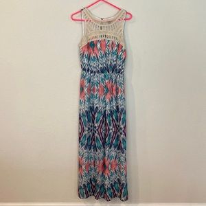 Lily Rose Multicolor Maxi Dress